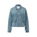 comma casual identity Jeansjacke Gr. 38 in blau | Außenstoff: 91% Baumwolle