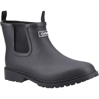 Cotswold Barton TPR+Neopren Herren schwarze Gummistiefel Image