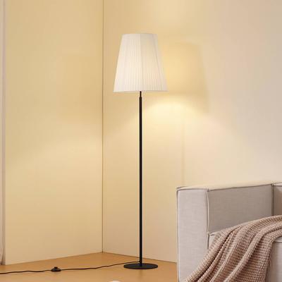 Stehlampe Virelle Lindby, weiß / opal, für Wohn- / Esszimmer, Textil / Stoff / Seide, Modern, Stehlampe Image