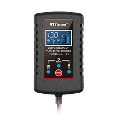 Tlily - 6V 12V Vollautomatisches Smart-Ladegerät 2A Tragbares Image