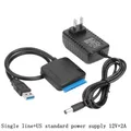 Cavo adattatore per scatola disco rigido SATA da 3,5 pollici Cavo USB 3.0 Easy Drive Cavo adattatore per unità a stato solido meccanica SATA da 2,5 pollici