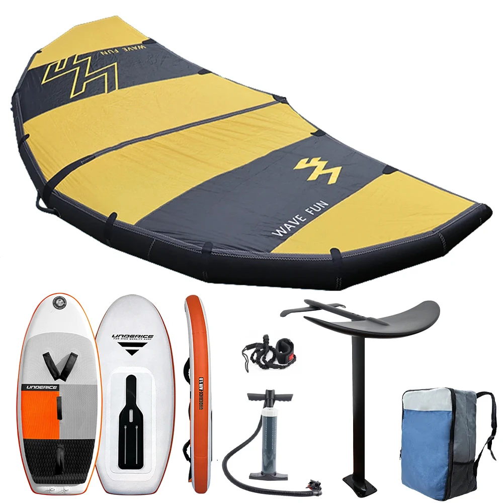 UICE Surfing Wing Foils SUP Board Hydrofoil Wind Set 105L/104L Foilboard der Größe 5.0 ㎡ Wingfoil-Board mit Hydrofoil Image