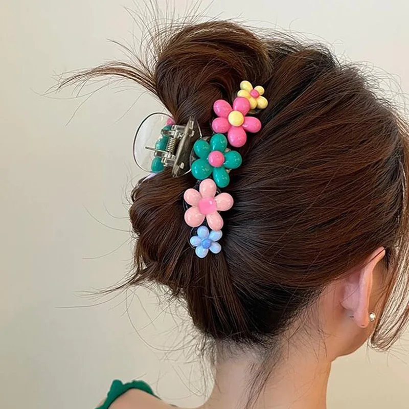 Damen-Sonnenblumen-Haarnadel, Cartoon, kleiner Boss, Kawaii, Mädchen, modisch, Hai-Haarnadel, schlicht, lustig, Haar-Accessoire, gelbe Farbe