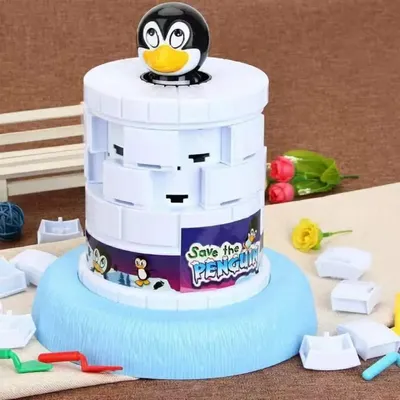 Lernspielzeug Save The Little Penguin Pirate Bucket Wall-Breaking Game Eltern-Kind-Interaktive Kindergarten-Geschenk-Brettspiele Image