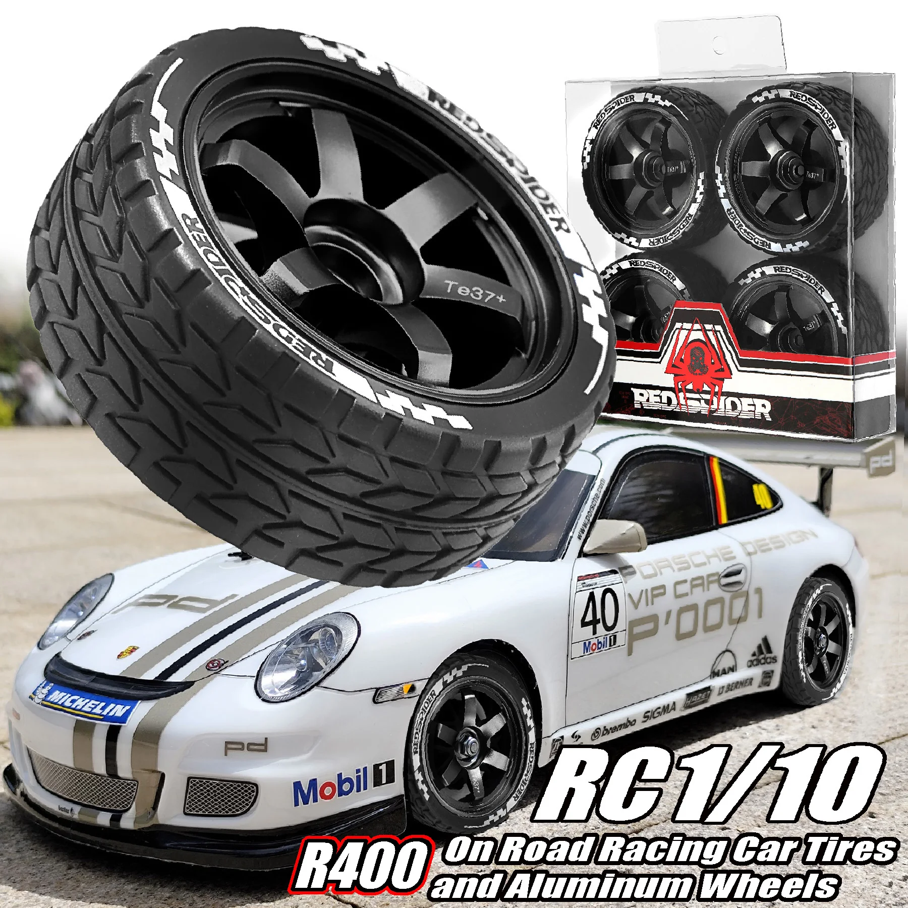 4 Stücke 1/10 RC On-road Drift Auto Leichtmetallfelgen Naben Metall Felgen für HSP 94122 94123 Tamiya TT02 HPI Kyosho Sakura CS D4