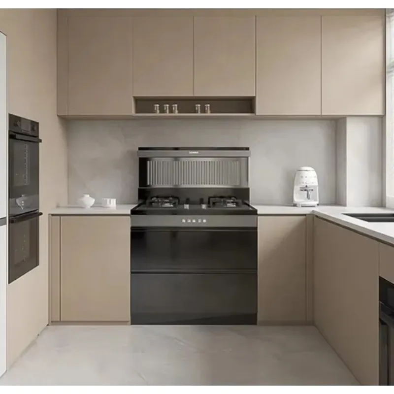 Maßgeschneiderte Küchenschränke Modernes modulares Einbau-Holz Komplette RTA-Möbelherstellung nach Maß für das ganze Haus