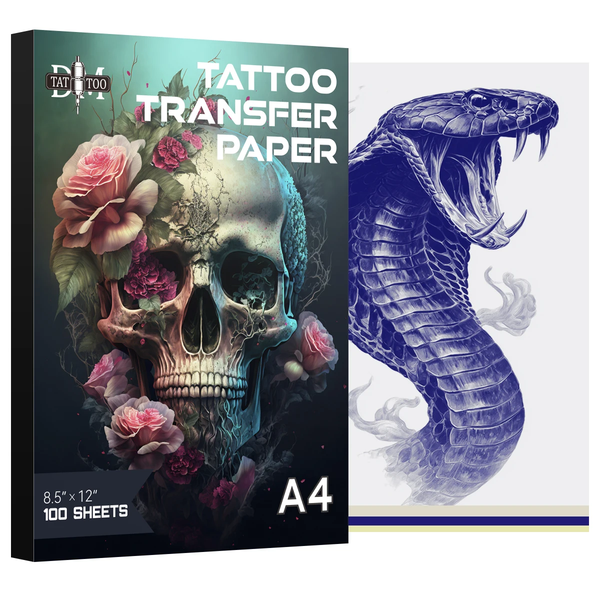 DM 10/20/30//50/100PCS Premium Tattoo Transfer Papier 4 Schicht Freihand Thermo Kopierer Schablone Papier für Tätowierer Tattoo Supplie Image