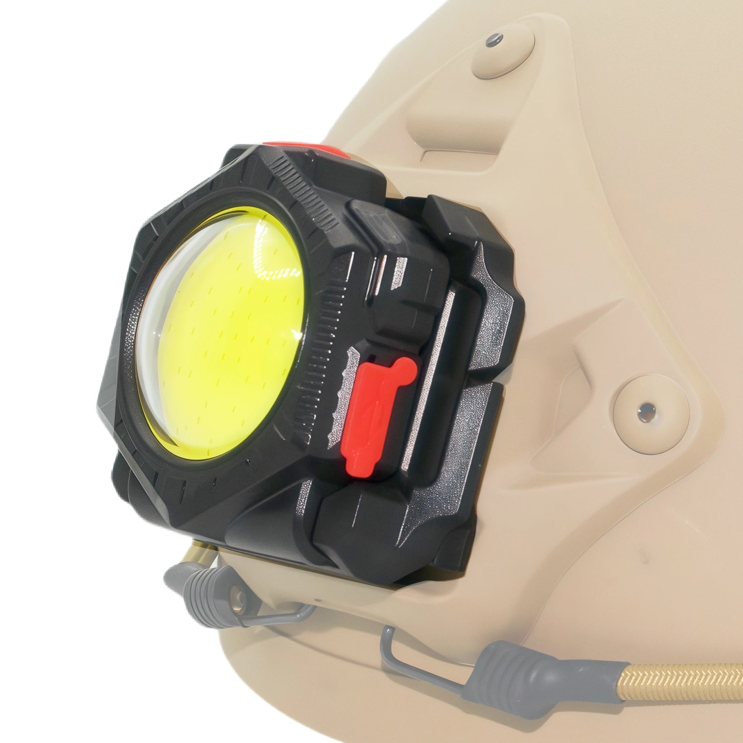 JOAXOR FAST Helm-LED-Licht mit NVG-Halterung, 500 Lumen, 3-in-1-Ladescheinwerfer für Wandern und Outdoor-Camping Image