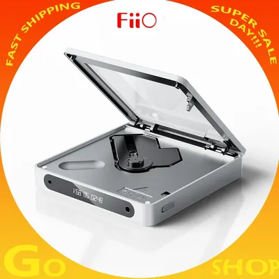 Fiio Dm13 Portable Multifunctional Stereo Cd Player With Long-Lasting Battery, Supports Usb Ripping, Optical/Coaxial/3.5mm/4.4mm