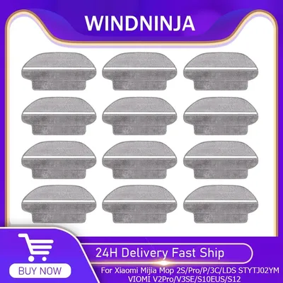 Trocken Nass Trennung Mopp Tuch Teile Für Xiaomi Mijia Mop 2S/P/Pro/3C/V3/SE/S12/LDS STYTJ02YM/ VIOMI V2Pro/S10EUS Staubsauger Image