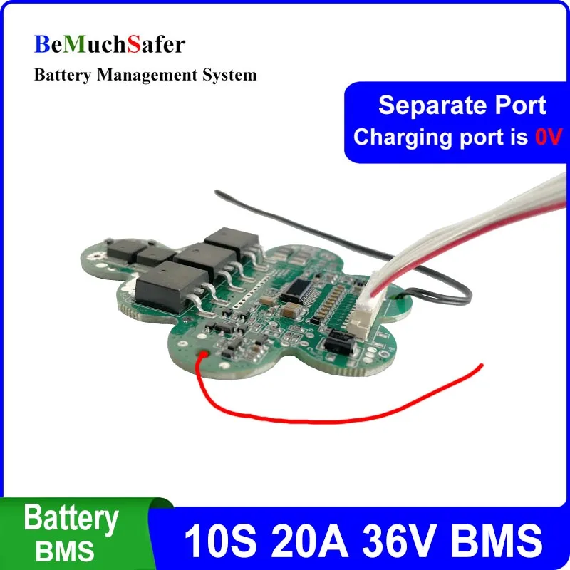 36V 10S 20A MINI Größe BMS mit Ein/Aus-Schalter Separater Anschluss 10S20A 36V PCM für DIY EEL Dorado MINI IE-MINI ID-MINI Batteriegehäuse Image