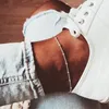 IPARAM Sommer Einfache Silber Farbe Perle Kette Fußkettchen Böhmischen Vintage Schuhe Bein Armbänder 2021 Weiblichen Fuß Schmuck