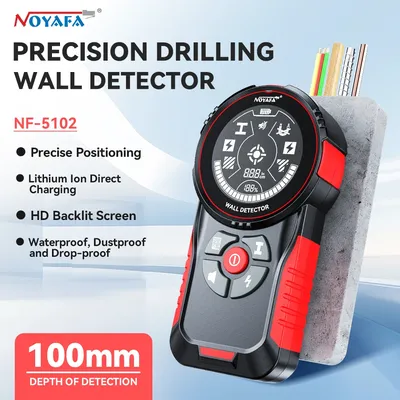 Handheld Wall Metal Detector Smart Stud Finder Wall Scanner With VA Display AC Wire Studs Wood Joist Pipe Live Cable Finder