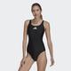 adidas Performance Womens 3 Bar Logo Swimsuit - Black/white Recycled Material - Size Medium/large | adidas Performance Sale | Discount Designer Brands