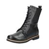 Schnürstiefel ANDREA CONTI "Andrea Conti Stiefelette Leder", Damen, Gr. 39, schwarz (schwarz, schwarz), Leder, casual, Schuhe