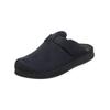 Hausschuh ROHDE "Rohde Hausschuhe Leder", Herren, Gr. 46, blau (ocean), Leder, casual, Schuhe