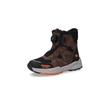 Winterboots DOCKERS BY GERLI, Kinder, Gr. 33, bunt (braun, multi), Nubuklederimitat, Textil, sportlich, Schuhe, Freizeitstiefel mit wasserabweisendem DOCK-Tex