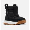 Winterstiefel COLUMBIA "CHILDREN'S SNOWTROT™ MID", Damen, Gr. 27, schwarz, sea salt, Mesh, Synthetik, sportlich, Schuhe, wasserdicht, wärmend