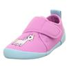 Hausschuh SUPERFIT "VENTI WMS: Weit", Kinder, Gr. 31, pink, mint einhorn, Polyester, casual, Schuhe, Barfußschuh mit Klettverschluss, Größenschablone zum Download