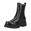 Stiefelette NERO GIARDINI "Nero Giardini Stiefelette Leder/Textil", Damen, Gr. 40, schwarz, Leder, Textil, casual, Schuhe