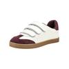 Sneaker STEVE MADDEN "STEVE MADDEN Sneaker Veloursleder", Damen, Gr. 36, rot (beige, rot), Veloursleder, casual, Schuhe