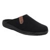 Pantoffel ROHDE "SOLTAU-H", Herren, Gr. 47, schwarz, Filz, meliert, klassisch, Schuhe, Hausschuh, Schlappen, Clog mit seitlichem Label