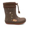 Gummistiefel BISGAARD "thermo", Kinder, Gr. 26, braun lost in space, Gummi, Basic, Schuhe, Boots mit Lammwolle, Größenschablone zum Download