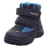 Winterboots SUPERFIT "HUSKY WMS: Mittel", Kinder, Gr. 30, blau (blau, türkis), Lederimitat, Polyester, Basic, Schuhe, Snowboots mit wasserdichtem GORE TEX, Größenschablone zum Download