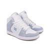 Sneaker DC SHOES "Manteca 4 Hi", Gr. 6,5(38,5), grau (grau, weiß), 51.34% Leder, 48.66% Synthetikmaterial, Schuhe