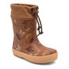Gummistiefel BISGAARD "thermo", Kinder, Gr. 27, beige fallen leaf braun, Gummi, Basic, Schuhe, Boots mit Lammwolle, Größenschablone zum Download