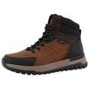Winterboots ROMIKA, Herren, Gr. 44, braun (schwarz, braun), Lederimitat, casual, Schuhe, Schnürboots, Trekkingstiefel mit Reißverschluss