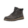 Schnürstiefelette PIUS GABOR "Pius Gabor Stiefelette Leder", Herren, Gr. 43, grau, Leder, casual, Schuhe