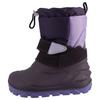 Barfußschuh LURCHI, Kinder, Gr. 25, lila (lila, flieder), Lederimitat, Textil, modisch, Schuhe, Barfußschuh, Klettboots mit Warmfutter, Größenschablone zum Download