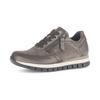 Keilsneaker GABOR "Turin", Damen, Gr. 40, gold (taupe, bronzefarben), Ziegenveloursleder, Glattleder, metallic, sportlich, Schuhe, Freizeitschuh, Halbschuh, Schnürer mit Komfortweite H (=sehr weit)