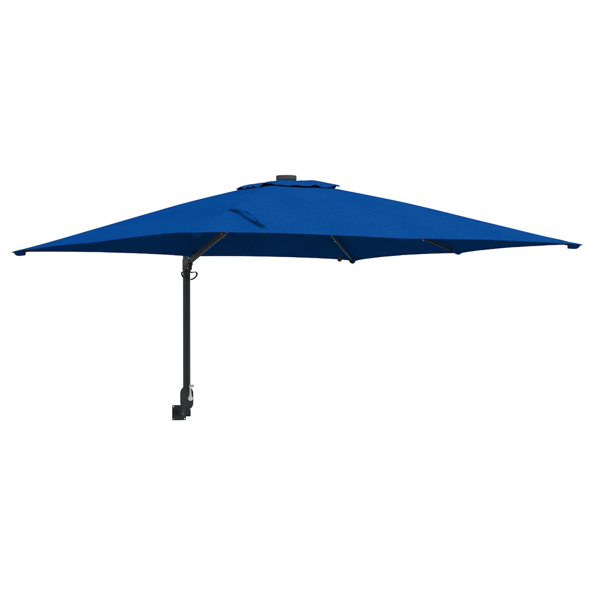 vidaXL Gartenparasol Azurblau 248.5 x 247.5 x 160 cm Stoff Image