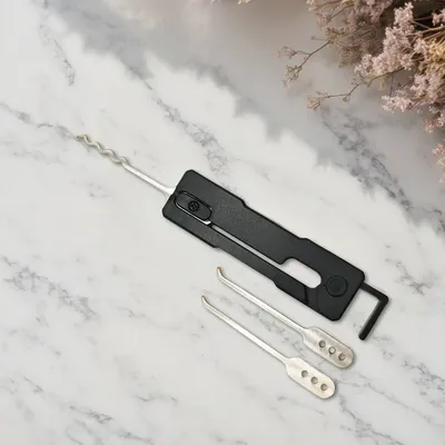 Schlosser Outdoor Tool Dekompressionswerkzeug Pick Set Compact Lock Picking Set Multi-Tool