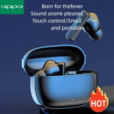 OPPO Mate 50, kabelloses TWS-Bluetooth-Headset, Touch-Control-Mikrofon-Ohrhörer, Geräuschunterdrückung, Hi-Fi-Stereo-Sport-Gaming-Kopfhörer, Geschenk Image