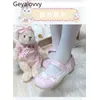 Original Lolita Schuhe Nette Bär Mary Jane Einzelnen Schuhe Kleine Pu Leder Schuhe Sommer Neue Mode Runden Kopf Bequeme Wohnungen