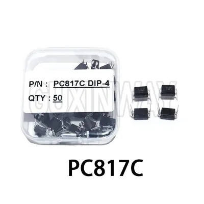 50PCS PC817 PC817C 817 817C EL817 5V Optokoppler FL817C PS817C DIP4 DIP Opto Koppler Neue und Original Optische isolation IC Chip Image