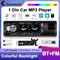Camecho 1 Din In-Dash Auto-MP3-Player Bluetooth FM Radio Unterstützung TF-Karte/USB-Aufladung AUX-IN Autoradio mit Telefonhalter