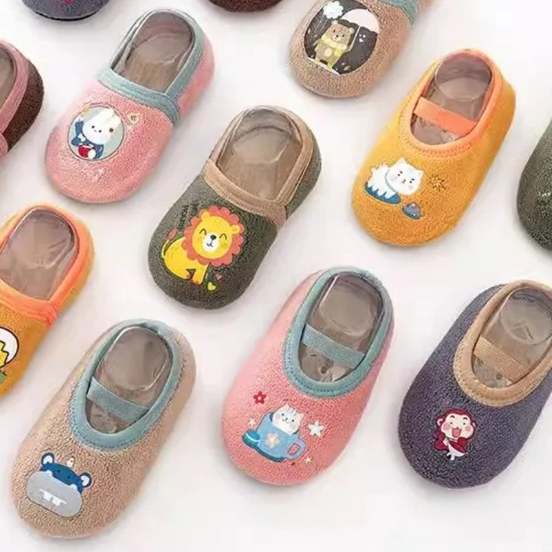 Anti-Rutsch-Socken für Kinder, Bodensocken, Herren-Babyschuhe, Socken von 0–3–6–12 Monaten, Socken, Schuhe für Herbst und Winter