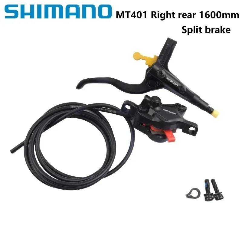 SHIMANO BL MT401 BR MT410 Posteriore Destro Split 1600 MILLIMETRI Anteriore Sinistro 1000 MILLIMETRI Freno Freno A Disco Idraulico Nero Per MTB Mountain Bike Parte