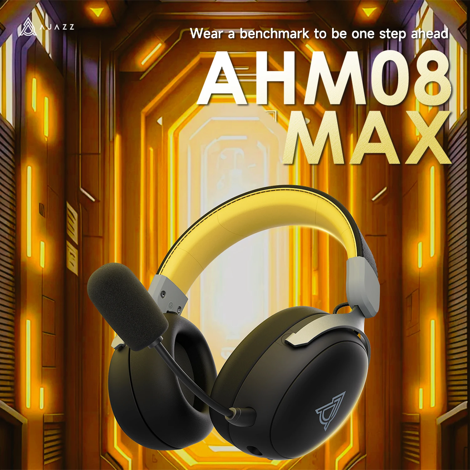 AJAZZ AHM08 Max Active Noise Reduction Headset Wireless-Gaming Headset-Gaming-Office-Leisure Image