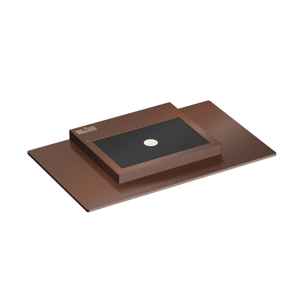 Pla XL Corten - 35W LED Wandleuchte CCT Switch 2700K/3200K/4000K aus Aluminium, Uplight Wandleuchte - Beneito & Faure Image