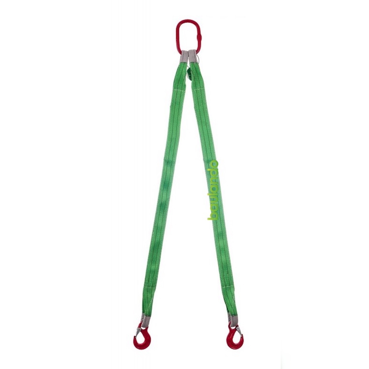 Trizeratop Hebebandgehänge 2 Strang 4200 kg 1 Meter Ösenhaken Image