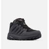 Wanderschuh COLUMBIA "REDMOND™ IV MID WATERPROOF", Gr. 43,5, rot (schwarz, mountain rot), Mesh, Synthetik, sportlich, Schuhe, wasserdicht