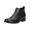 Stiefelette GABOR "Gabor Stiefelette Leder/Textil", Damen, Gr. 39, schwarz, Leder, Textil, casual, Schuhe