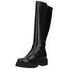 Stiefel NERO GIARDINI "Nero Giardini Stiefel Leder", Damen, Gr. 37, schwarz, Leder, casual, Schuhe