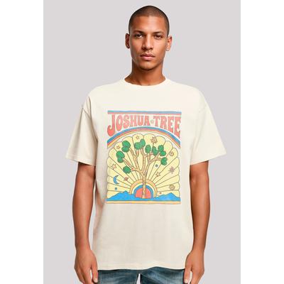 T-Shirt F4NT4STIC "US National Parks Joshua Tree", Herren, Gr. 4XL, beige (sand), Obermaterial: 100% Baumwolle, casual, oversize, Rundhals, Kurzarm ohne Bündchen, Shirts, Premium Qualität Image
