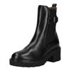 Stiefelette NERO GIARDINI "Nero Giardini Stiefelette Leder/Textil", Damen, Gr. 39, schwarz, Leder, Textil, casual, Schuhe